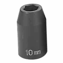 Grey Pneumatic 1/2" Drive 10mm Standard Metric Impact Socket GRE2010M