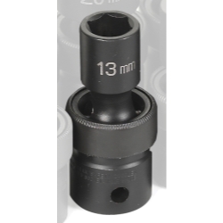 Grey Pneumatic 1/2" Drive 13mm Metric universal Impact Socket GRE2013UM