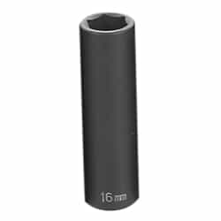 Grey Pneumatic 1/2" Drive 16mm Metric Deep Impact Socket GRE2016MD