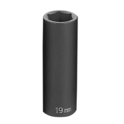 Grey Pneumatic 1/2" Drive 19mm Metric Deep Impact Socket GRE2019MD