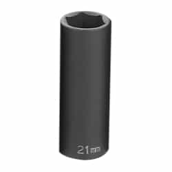 Grey Pneumatic 1/2" Drive 21mm Metric Deep Impact Socket GRE2021MD