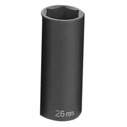 Grey Pneumatic 1/2" Drive 26mm Metric Deep Impact Socket GRE2026MD