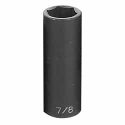 Grey Pneumatic 1/2" Drive 7/8" Fractional Deep Impact Socket GRE2028D