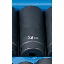 Grey Pneumatic 1/2" Drive 29mm Metric Deep Impact Socket GRE2029MD