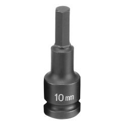 Grey Pneumatic 1/2" Drive 10mm Metric Hex Driver Impact Socket GRE2910M