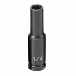 Grey Pneumatic 1/4" Drive 1/4" 6 Point Fractional Deep Impact Socket GRE908DS