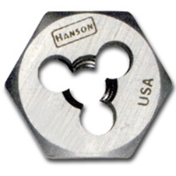 Hanson High Carbon Steel Hexagon 5/8" Across Flat Die 10-32 NF HAN6131