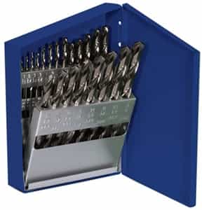 Hanson 21 Piece Cobalt High Speed Steel Drill Bit Set HAN63221