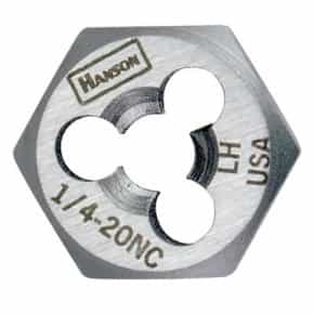 Hanson 7/8" - 14 NF High Carbon Steel Re-threading Right Hand Hexagon Fractional Die HAN7263