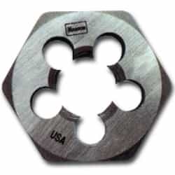 Hanson 9mm-1.25 High Carbon Steel Hexagon 1" Across Flat Die HAN9737