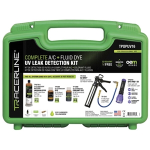 Tracer Products Tracerline TPOPUV16 Complete A/C & Fluid Dye UV Leak Detection Kit - HBF-TPOPUV16