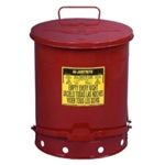 Justrite 09500 14 Gallon Oily Waste Can - JUS09500