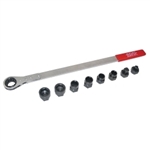 Kastar 5344  9 Piece Universal Ratcheting Serpentine Belt Wrench Set - KAS5344