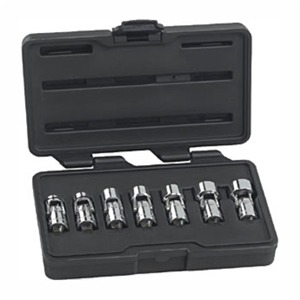 KD Tools 7 Piece 3/8" Drive SAE 6 Point Flex Socket Set KDT80564