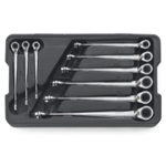 KD Tools 9 Piece X-Beam Reversible SAE Combination Ratcheting Wrench Set KDT85398