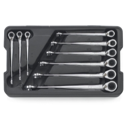 KD Tools 9 Piece X-Beam Reversible SAE Combination Ratcheting Wrench Set KDT85398