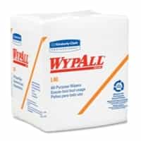 Kimberly Clark Wypall® L40 White Quarterfold Wipers KIM05701