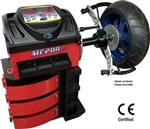 K&L MC200 Elite Hand-Spin Wheel Balancer w/Motorcycle Wheel Clamp p/n 37-3824