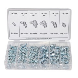 K Tool International 110 Piece Hydraulic Grease Fitting Assortment KTI00074