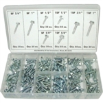 K Tool International 200 Piece Hex Head Washer Drill Assortment Kit KTI00085