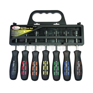 K Tool International 7 Piece Professional Series Metric Nut Driver Set KTI14500