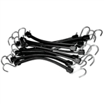 K Tool International 14" EPDM Rubber Strap Bungee Cords - 10 pack KTI73849