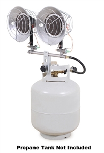 Mi-T-M MH-0030-IM10 Double Tank-Top Propane Heater, 32,000 BTU's