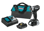 Makita XWT12RB 18V LXT® Lithium&#8209;Ion Sub&#8209;Compact Brushless Cordless 3/8" Sq. Drive Impact Wrench Kit - MKT-XWT12RB