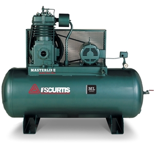 FS-Curtis ML5 5HP 80G Horizontal Simplex Tank Mounted Electric Air Compressor w/Magnetic Motor Starter (1/60/230V - FML05D96H8S-A2L1XX, 3/60/200-208V - FML05D96H8S-A9L1XX, 3/60/230V - FML05D96H8S-A3L1XX, 3/60/460V - FML05D96H8S-A4L1XX)