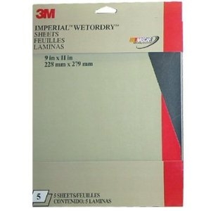 3M™ Imperial™ Wetordry™ 9" x 11" 5 Pack Sheets MMM32022