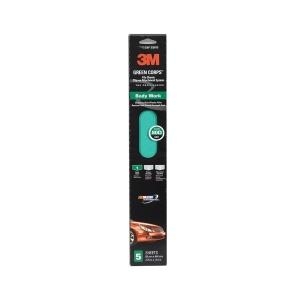 3M™ 2-3/4" x 17-1/2" 5 Pack Green Corps™ Production Resin Sheet MMM32220