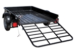 Detail K2 Inc DK2 MMT4X6 4ft x 6ft Mighty Mini Utility Trailer - Black