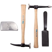 Martin Tools 4 Piece Body and Fender Repair Set with Hickory Handles MRT644K