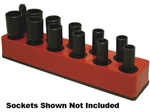 Mechanics Time Saver 981 3/8" Dr Swivel/Impact 11-Hole (Metric) Magnetic Socket Organizer - MTS-981