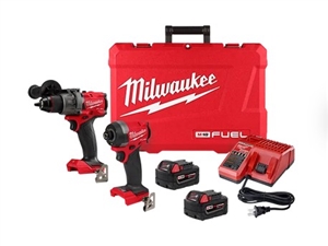 Milwaukee 3697-22 M18 FUEL™ 2-Tool Combo Kit - Hammer Drill/Impact - MWK-3697-22