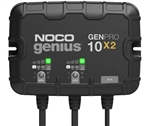 NOCO® GENPRO10X2 12V 2-Bank, 20-Amp On-Board Battery Charger, Battery Maintainer, & Battery Desulfator - NOCGENPRO10X2