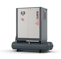 FS-Curtis NxB18 25HP 120G Rotary Screw Air Compressor w/Fixed Speed Tank Mounted ~ 230V & 460V 3 Phase