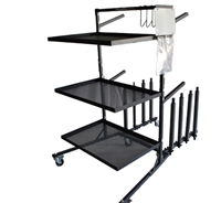 Goliath Cart LLC PR1 Smart Series “Parts Cart” w/Panel Cart & RO-Holder - PR1-XPC