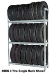 WPSS RiveTier® I 5SES  Single Starter 5 Tier Tire Rack - 5Shelves - R2-5SES