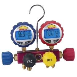 Robinair 4-way Refrigerant Manifold with Digital Gauges - ROB43160