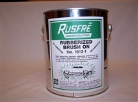 Rusfre 1-Gallon Brush-On Rubberized Undercoating RUS-1013