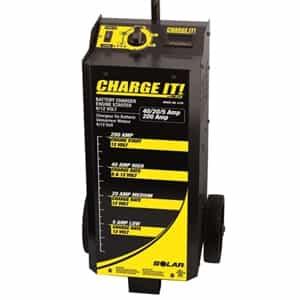 Solar 4735 CHARGE IT! Wheel Battery Charger 6/12 Volt, 40/20/5/200 Amp - SOL4735