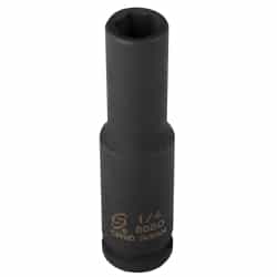 Sunex 1/4" Drive 1/4" 6 Point Deep Impact Socket SUN808D