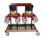 Goliath Cart LLC UD-S-196 UD-Stand, Set of 4 UD-4800 Uni-Dollies & Connection Kit