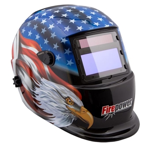 Firepower 1441-0087 Stars & Stripes Auto-Darkening Welding Helmet - VCT-1441-0087
