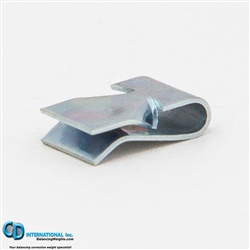 0.8 gram Backward Incline clip, 25 pcs.