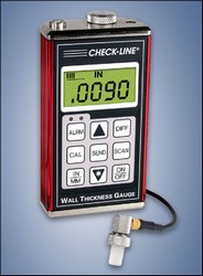 Check-Line TI-007-GT Precision Ultrasonic Wall Thickness Gauge With Graphite Tip For Measuring Plastics