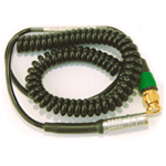 Entek IRD Coiled Cable 7 Pin Lemo to BNC-M Connector