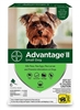 Advantage II For Small Dogs 1-10 lbs, Green 6 Pack