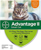 Advantage II For Small Cats 5-9 lbs, 4 Pack